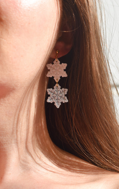 Christmas Earrings | Snowflake