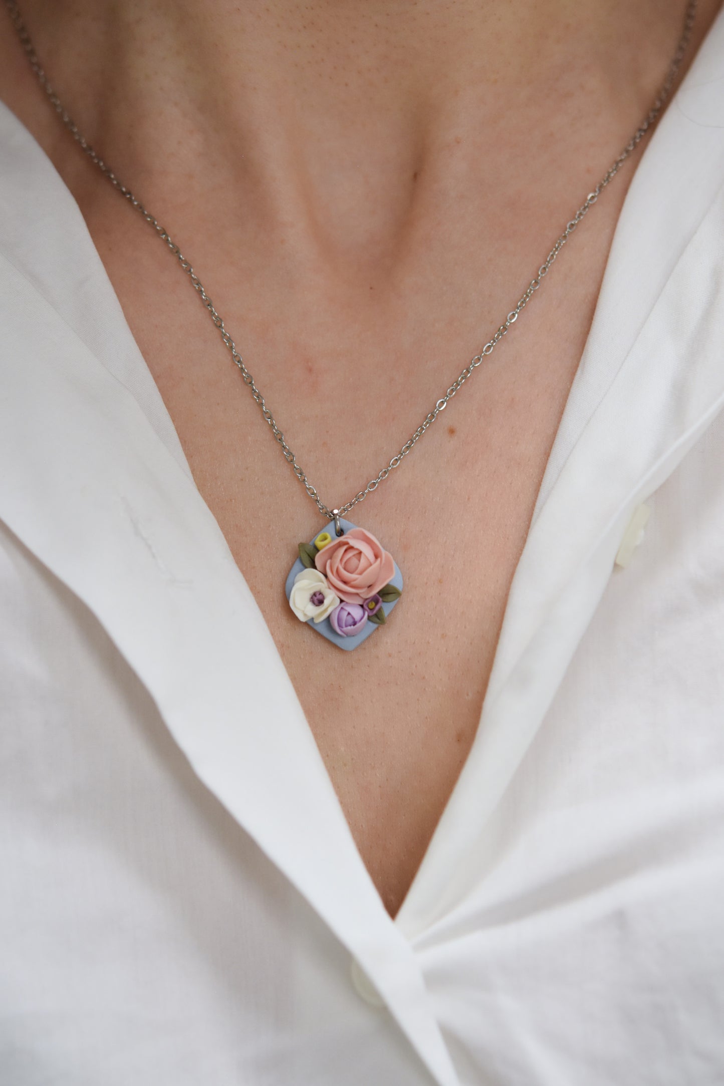 Floral Necklace | Peony