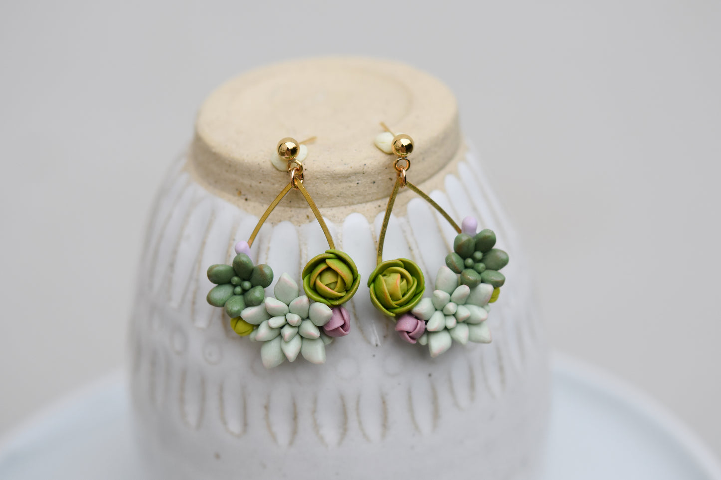 Succulent Earrings | Forest
