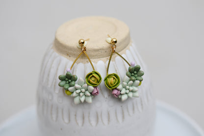 Succulent Earrings | Forest