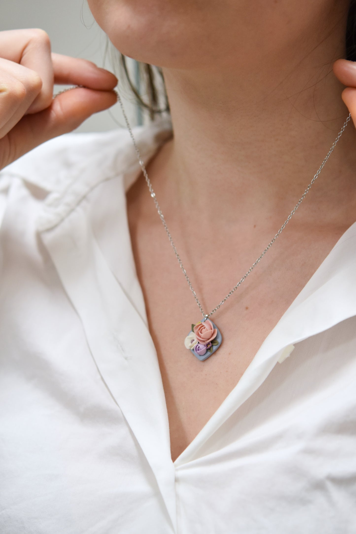 Floral Necklace | Peony