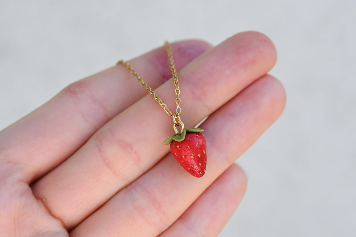 Strawberry Necklace