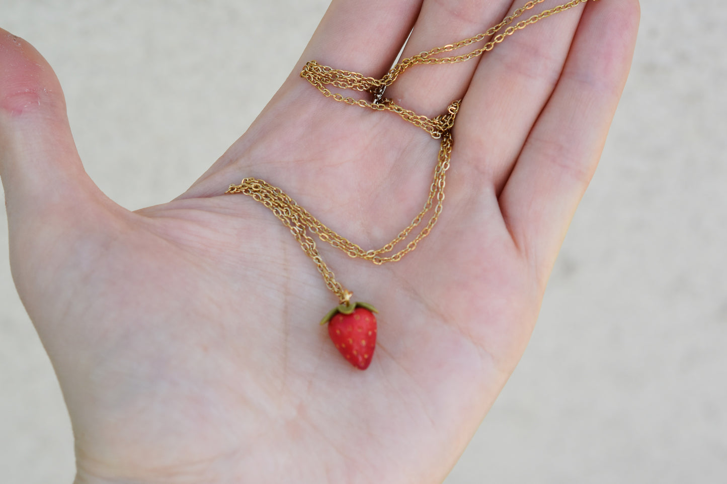 Strawberry Necklace