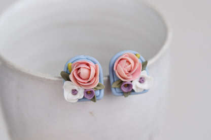 Floral Studs | Peony