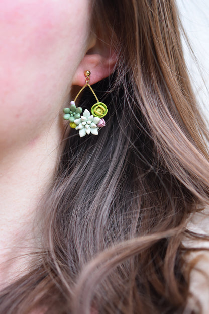 Succulent Earrings | Forest