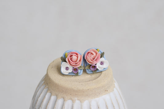 Floral Studs | Peony