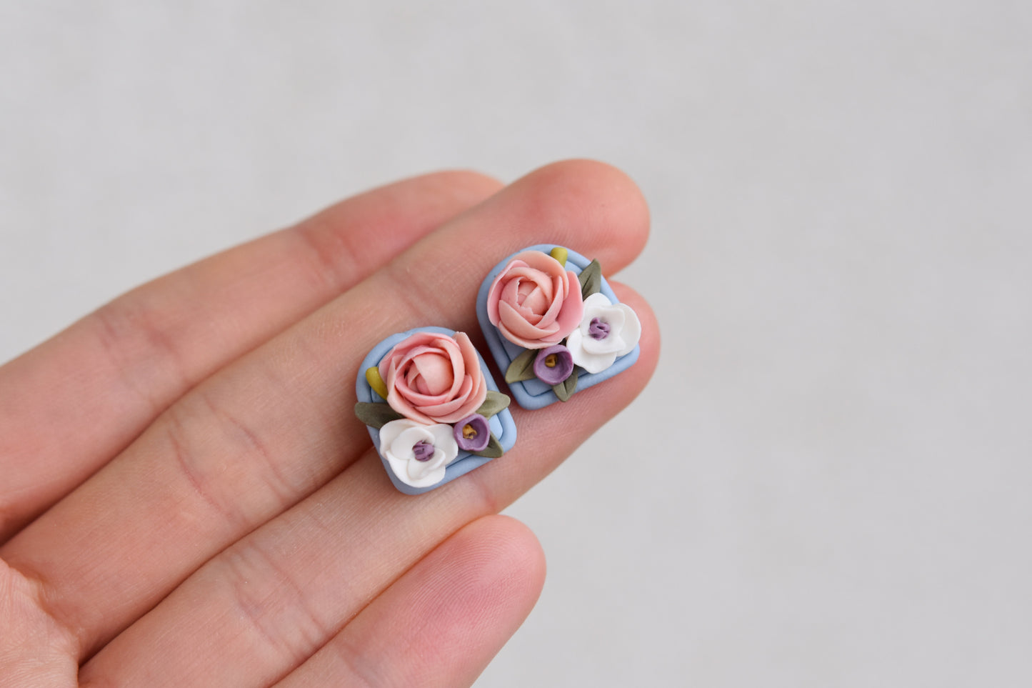 Floral Studs | Peony