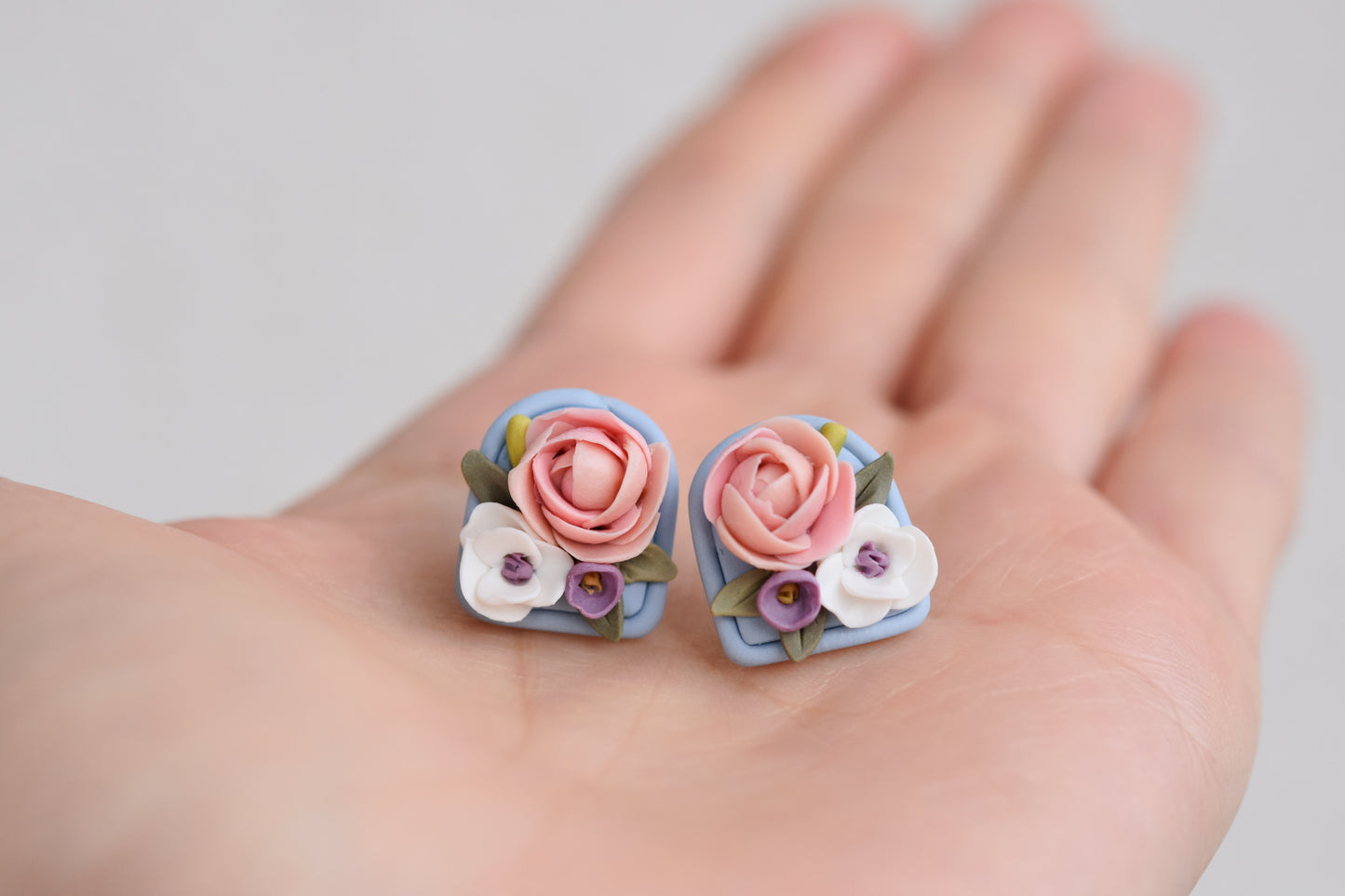 Floral Studs | Peony