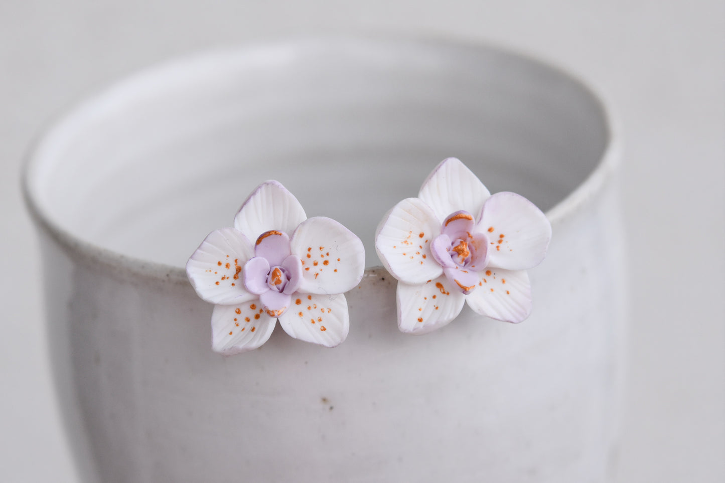 Orchid Earrings | Tropical Night (Copy)