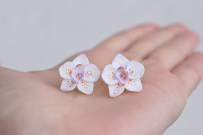 Orchid Earrings | Tropical Night (Copy)