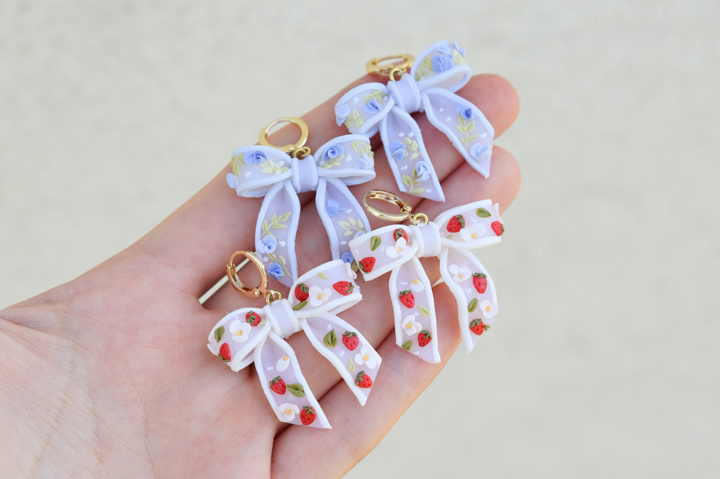 Sheer Bow Earrings