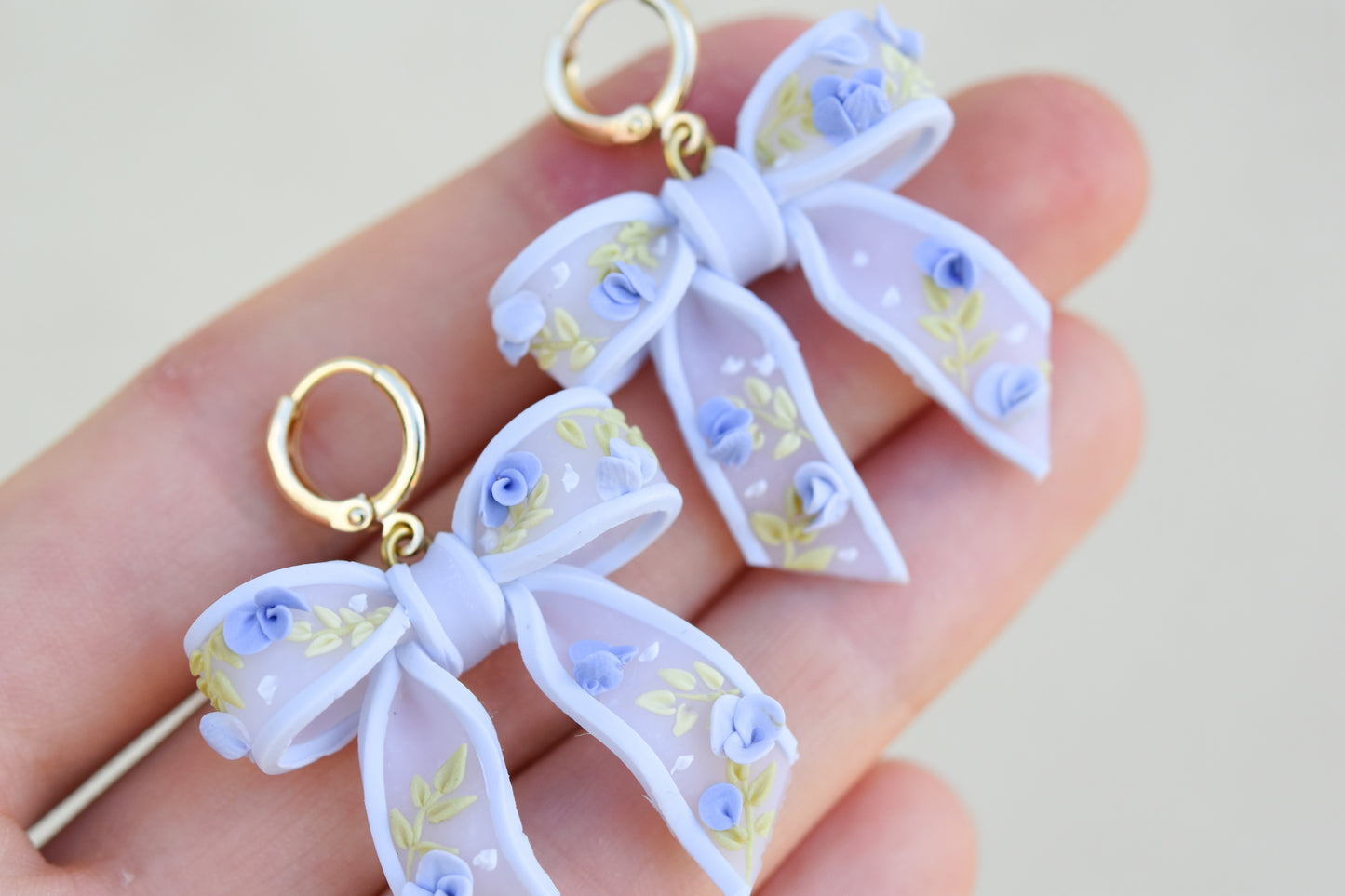 Sheer Bow Earrings