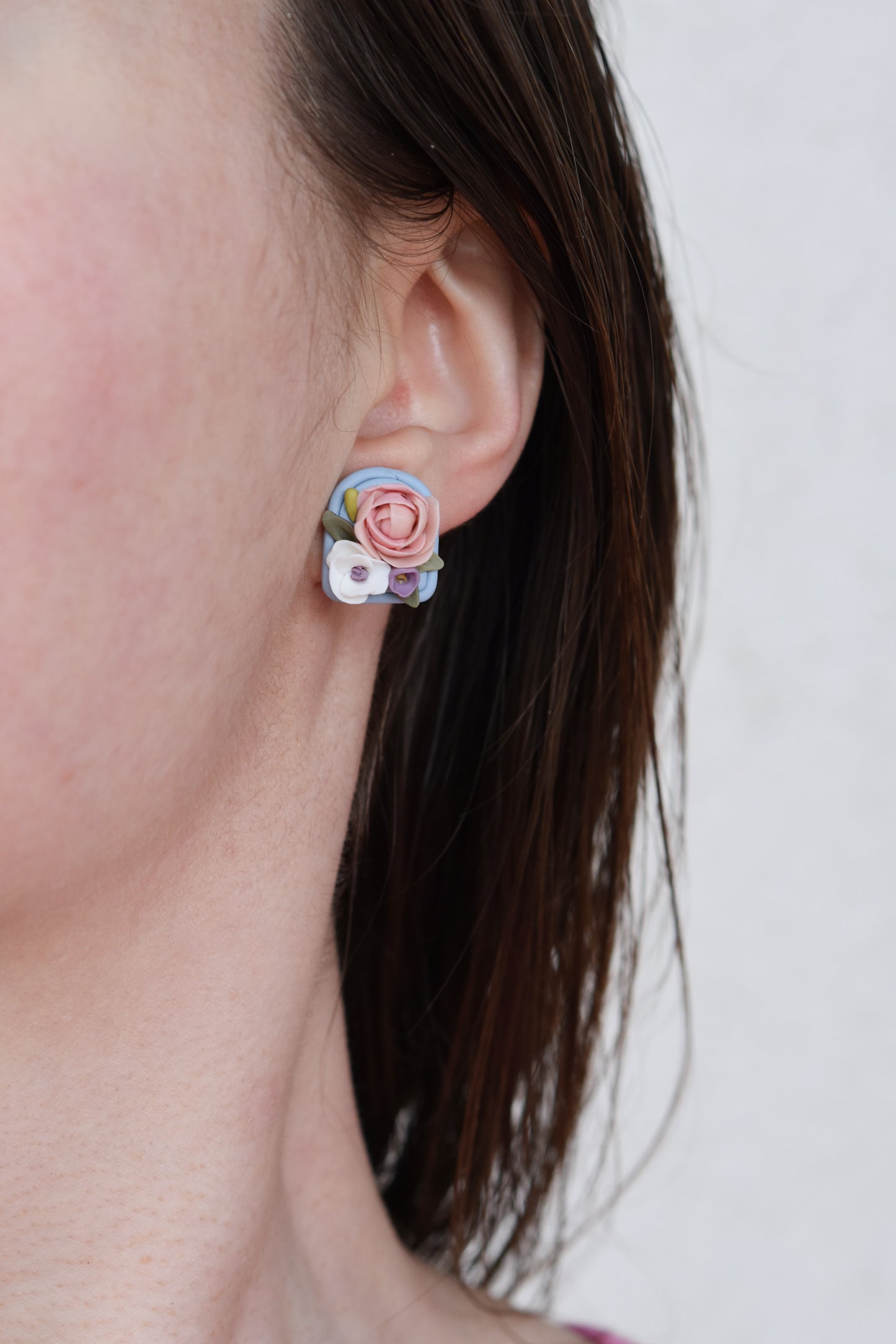 Floral Studs | Peony