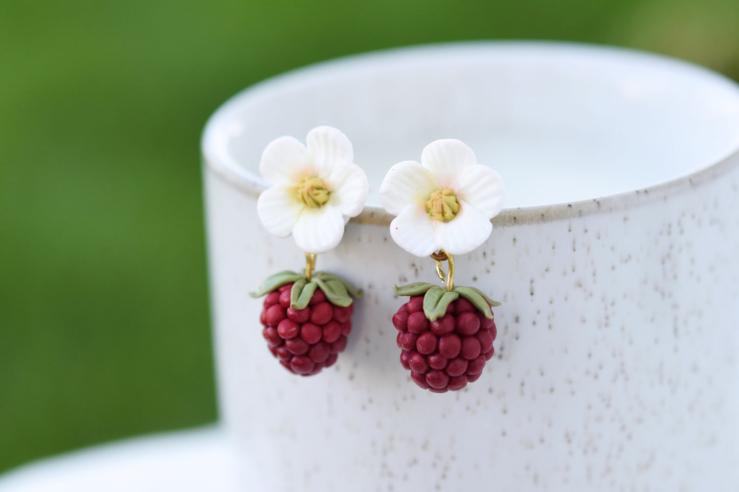 Raspberry Earrings