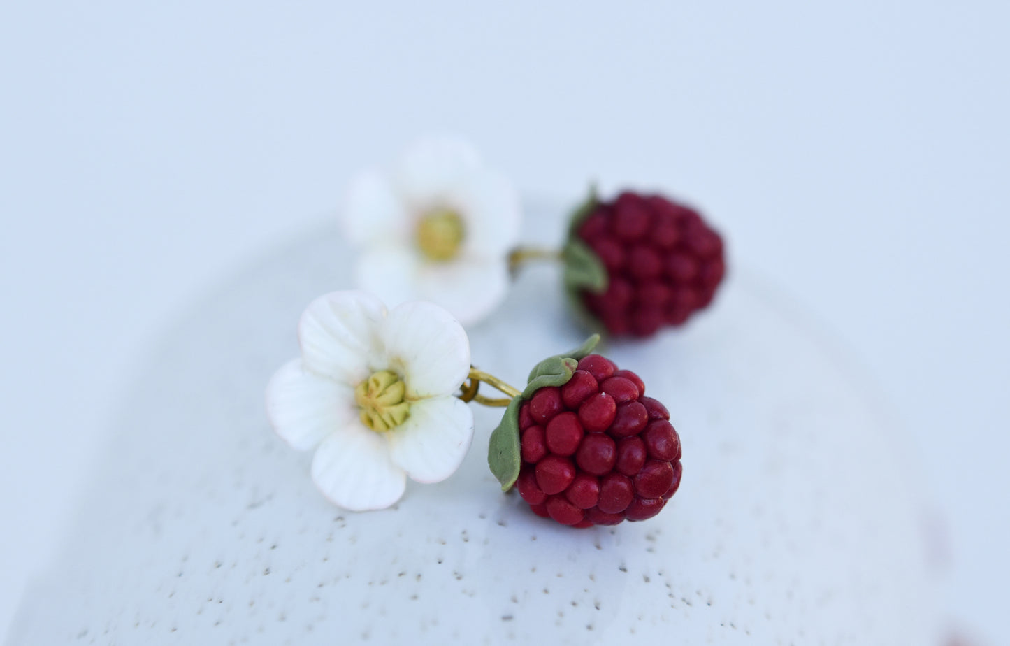Raspberry Earrings