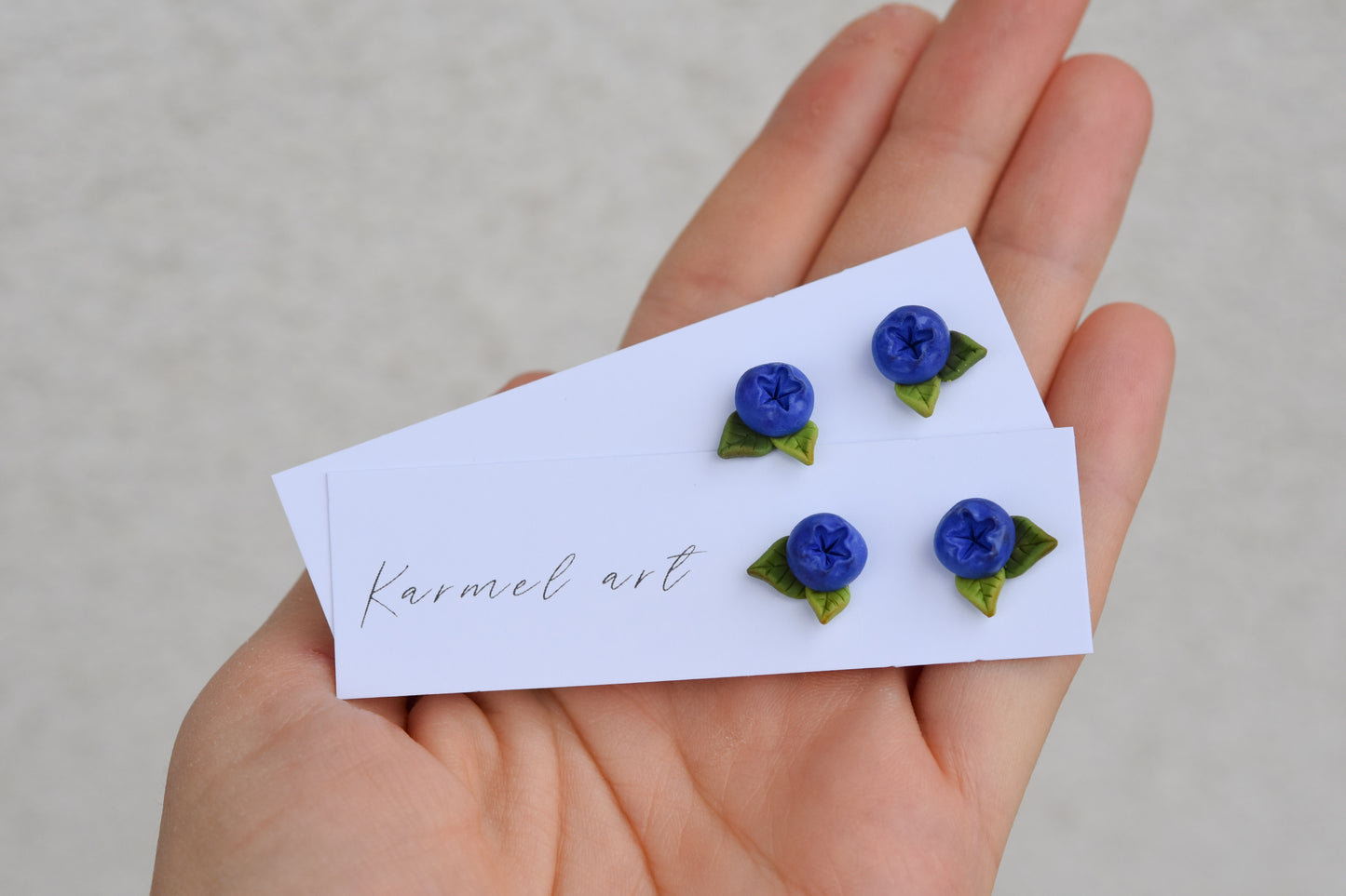 Blueberry Studs Earrings