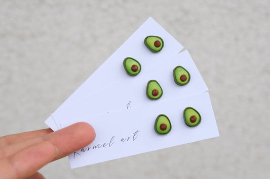 Avocado Studs Earrings