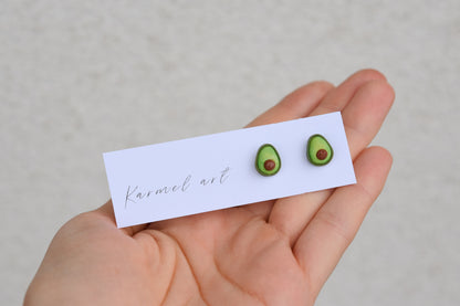 Avocado Studs Earrings