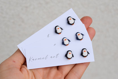 Penguin Studs Earrings