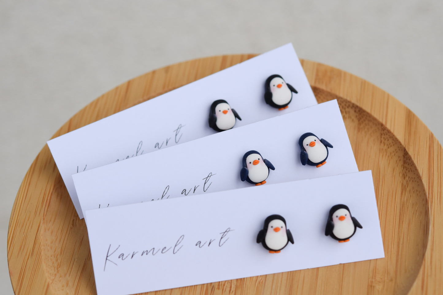 Penguin Studs Earrings