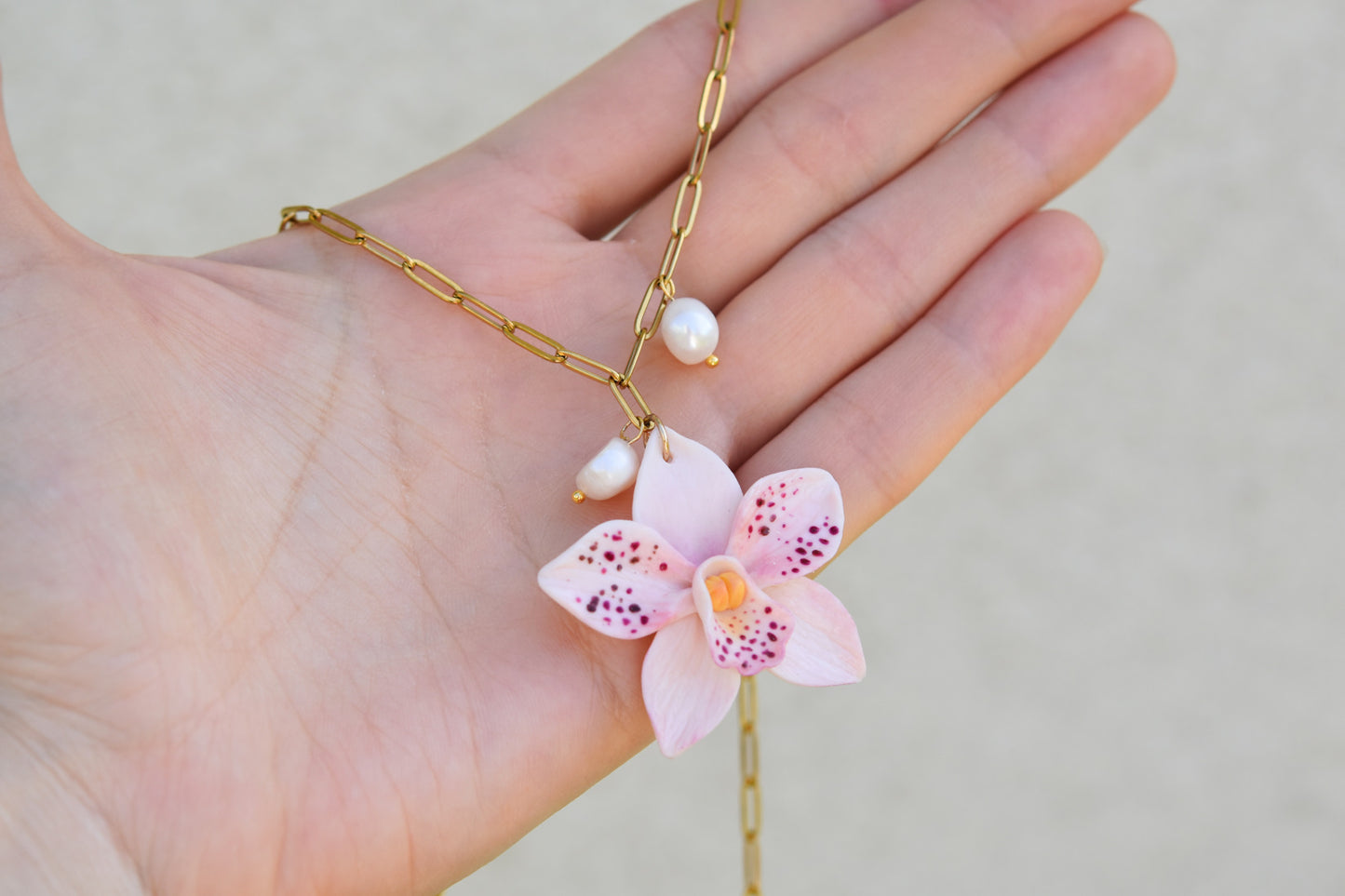 Orchid Necklace