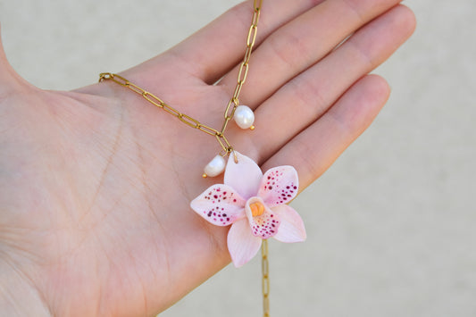 Orchid Necklace