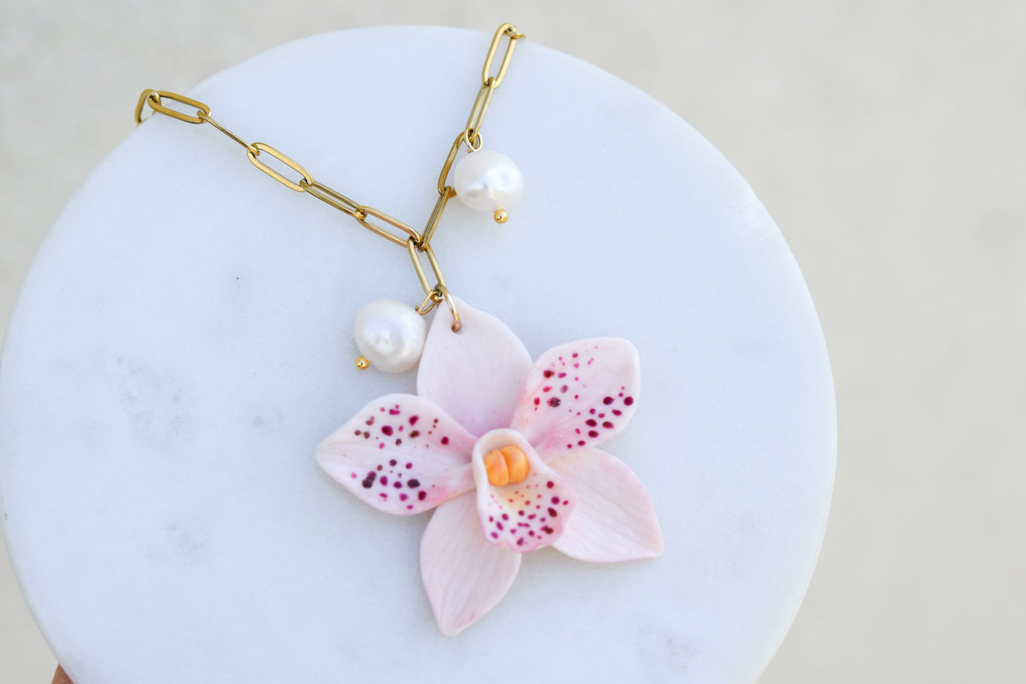 Orchid Necklace