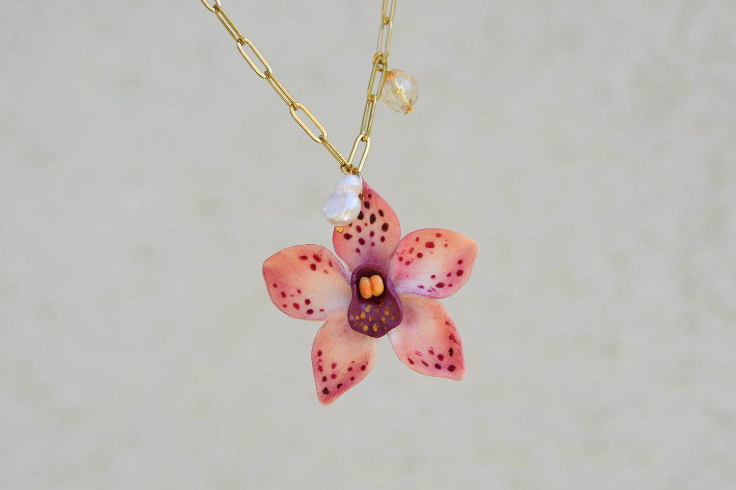 Orchid Necklace