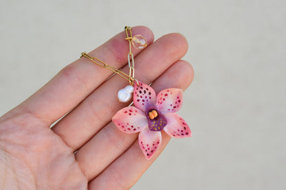 Orchid Necklace