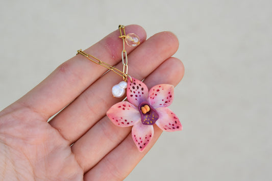 Orchid Necklace