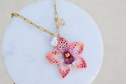 Orchid Necklace