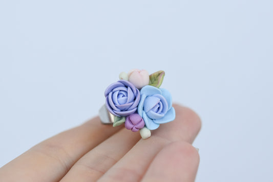 Floral Ring | Blue Sky