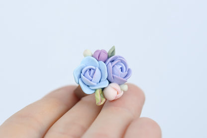 Floral Ring | Blue Sky