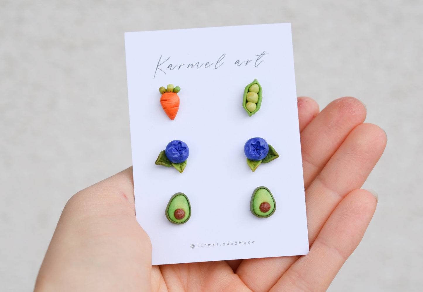 Earrings Stud Set | Fruit & Vegetable