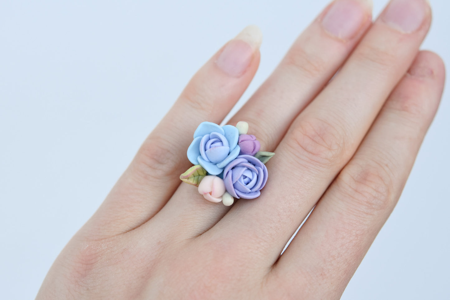 Floral Ring | Blue Sky
