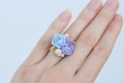 Floral Ring | Blue Sky