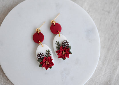 Christmas Earrings | Winter Bloom