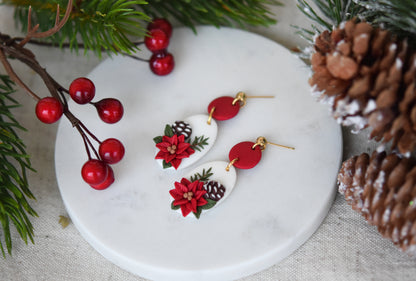 Christmas Earrings | Winter Bloom