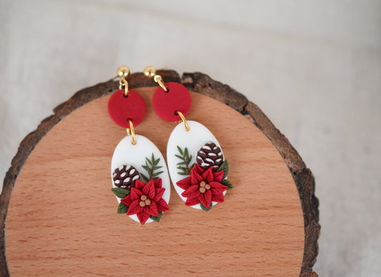 Christmas Earrings | Winter Bloom