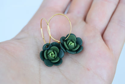 Succulent Earrings | Forest
