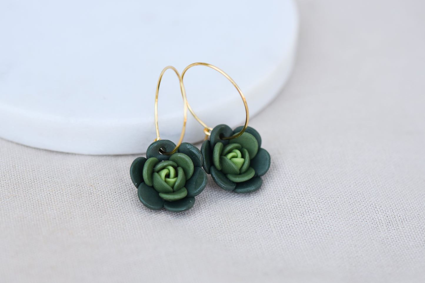 Succulent Earrings | Forest