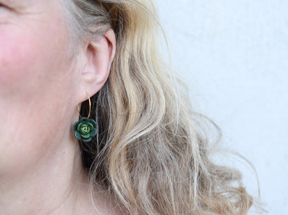 Succulent Earrings | Forest