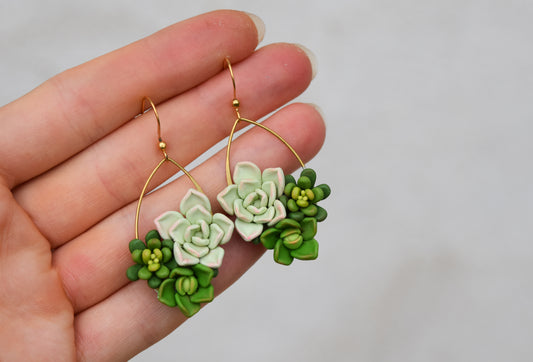 Succulent Earrings | Garden