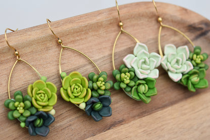 Succulent Earrings | Garden