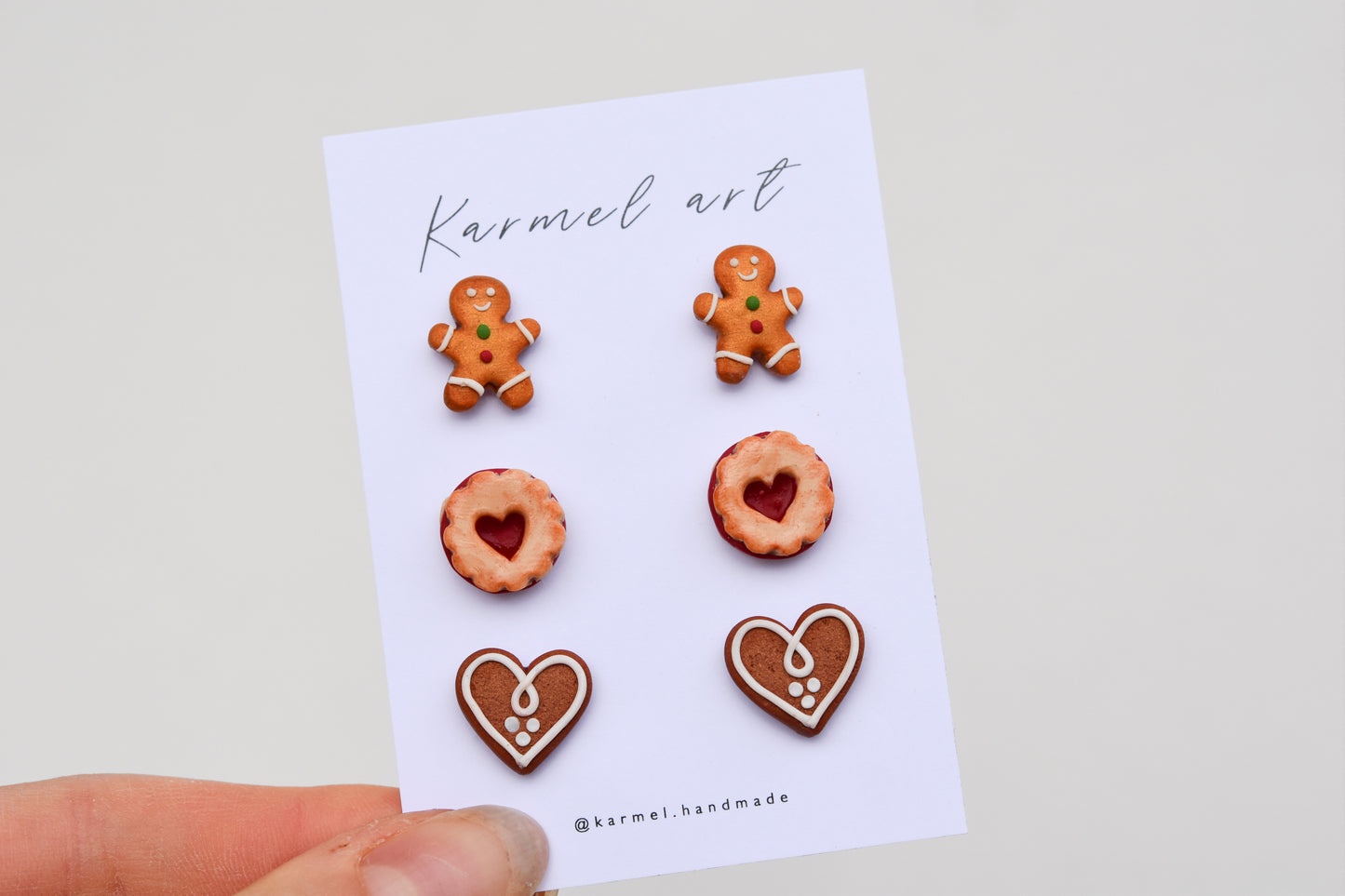 Christmas Stud Set | Cookies