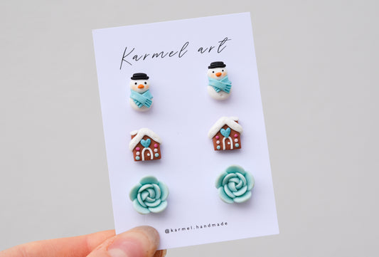 Christmas Stud Set | Winter Fairytale