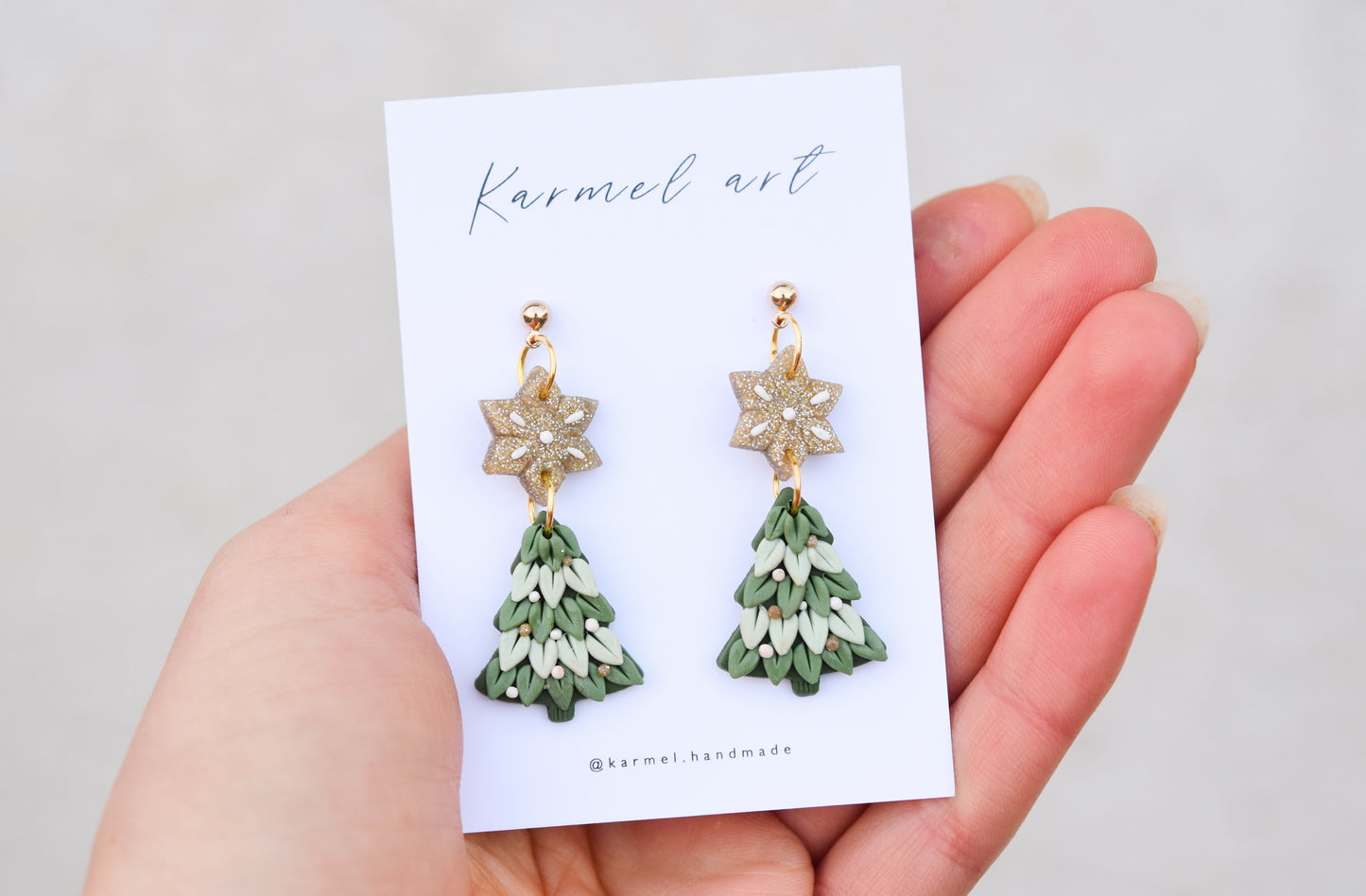 Christmas Earrings | Christmas tree