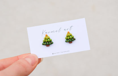 Christmas Earrings | Christmas tree