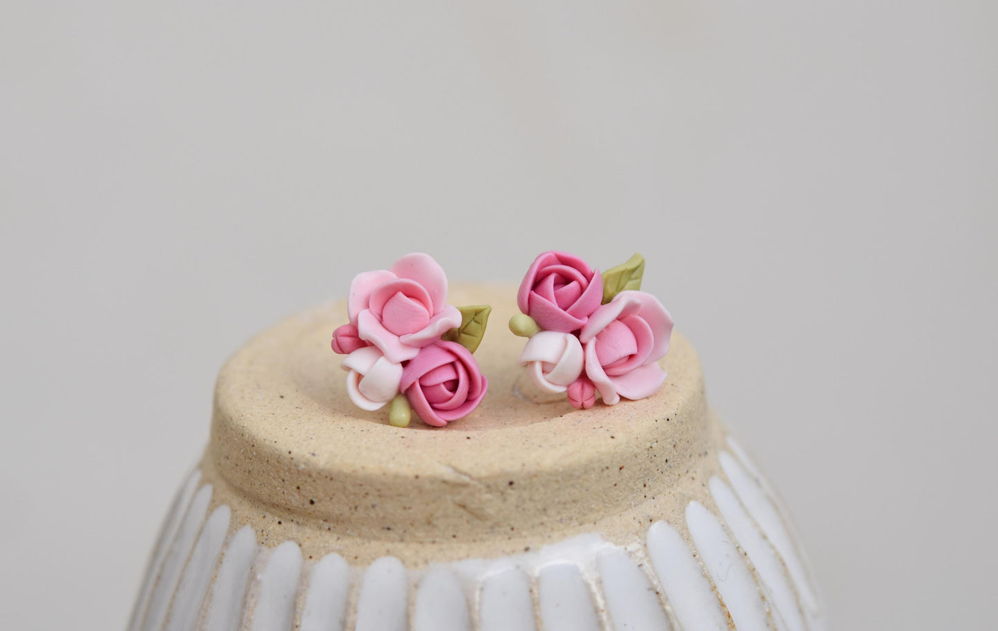Garden Floral Studs | Peony