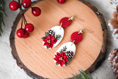 Christmas Earrings | Winter Bloom